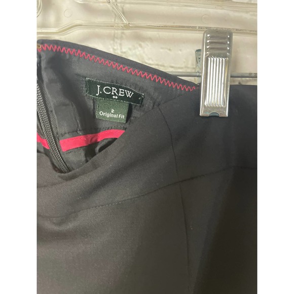 J.Crew Wool Pencil Original Fit Black Womens Size 2 - Picture 4 of 4